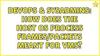 DevOps & SysAdmins: How does the host OS process frames/packets meant for VMs? (2 Solutions!!)