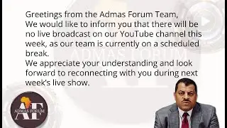 Greetings from the Admas Forum Team,
