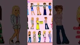 Virtual dolls #fypシ #gaming #doll #dolls #gaming #dressup #girlgamer #girlgaming