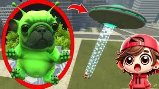 Un DRON capta a I AM PIBBLE GEEBLE WASH MY BELLY en la VIDA REAL en Garry's Mod!