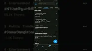 Twitter trends today