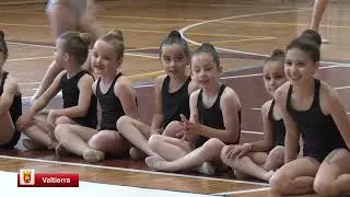 Exhibición de gimnasia rítmica