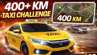 🚕🔥 400+ KM TAXI CHALLENGE | Honda Civic Taxi 🚗 | Car Parking Multiplayer NEW UPDATE | 4K Gameplay