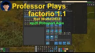factorio Rail World 2022 ep20 Roboport Area