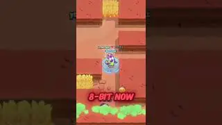 8-Бит Сейчас vs 8-Бит в Прайме ☠️☠️☠️ #brawlstars #brawlstarsedit #brawlstarsshorts