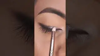 Step by step silver smokey liner tutorial🥰 #makeup #eyemakeup #eyeshadow #makeuptutorial #shorts