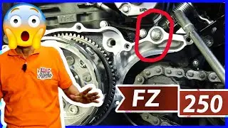 Retenedor de aceite dañado (plus TUTORIAL cambio de aceite) Fz 250 como desarmar la leva del clutch