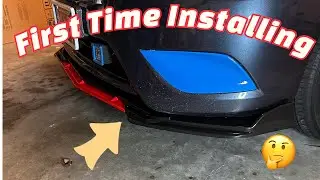 I Installed A Front Bumper Spoiler For The First Time!!#Dreamizer