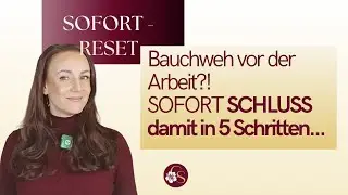Wenn dir Sonntagabend schon der Bauch schmerzt vor der Arbeit, mach diese 5 Schritte...