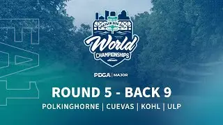 2024 PDGA Amateur Disc Golf World Championships | FA1 R5B9 | Polkinghorne, Cuevas, Kohl, Ulp