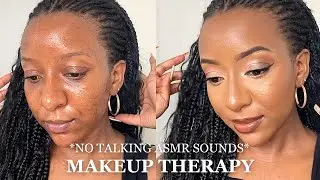 Makeup Therapy | Real & Raw Hyperpigmentation Skin Texture | ASMR Sounds Makeup Tutorial