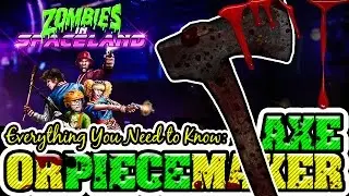 Axe & Piece Maker Melee Weapon Gameplay & Info! Zombies in Spaceland: Infinite Warfare