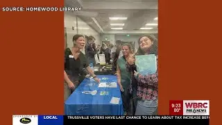 Road to college at Homewood Library