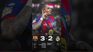 FT : BARCELONA 3-2 REAL MADRID. NT For Madrid. Congratulations For Barca 👏❤ @UdinFC79 #fyp