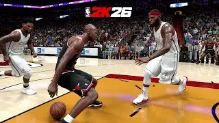 NBA 2K26 - 95'-96' Chicago Bulls Vs 12'-13' Miami Heat (PS5)