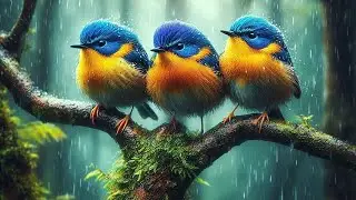 Rain Pro Piano Music + Bird Sounds 🕊️| Relaxing Nature Sounds for Deep Sleep, Study & Stress Relief
