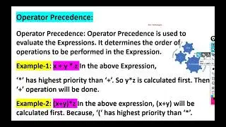 Class # 15 C Language Theory Notes | What is Operator Precedence & Associativity in C Language