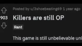 the dead by daylight reddit...