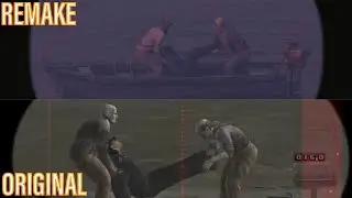 Resident Evil 4 Remake Body Dump Scene Comparison - RE4 Original VS. RE4 Remake