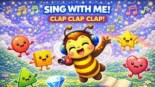 Sing & Learn Shapes 🐝🌈 | Fun Kids Song