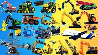 TOP Excavators Synthesis - M&aacute;y X&uacute;c Tổng Hợp | Excavator Auger, Demolition, Hammer, Digger, Grapple