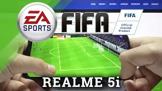 FIFA Mobile Performance Test on REALME 5i - Gameplay - Snapdragon 665 FPS Check
