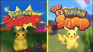 Pokemon Snap 1999 Vs NEW Pokemon Snap Graphics Comparison