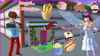 There is a Secret Magical Angel BREAD and CAKE Shop in Sakura School Simulator