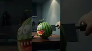 Watermelon vs Chef&rsquo;s Knife: The Epic Slice! 🍉🔪💥