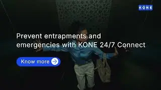 Ensure smooth people flow with KONE 24/7 Connected Services