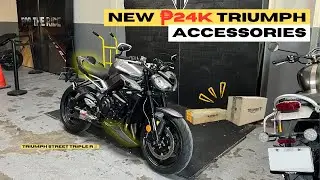 Nag-UPGRADE Ako ng ₱24K Triumph Accessories 😱 | Street Triple R Build