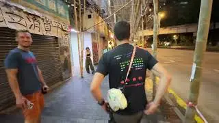 Le impalcature di bamb&ugrave; ad Hong Kong