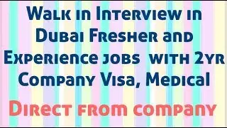 Fresher and Experience Dubai Jobs 2019 | New 20+ Vacancies In Dubai Apply Fast | uae jobs | hindi