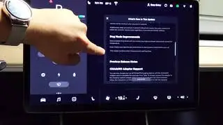 Tesla model 3 Software update of V9.0(2019.28.3.1)