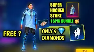 SUPER HACKER STORE Bundle is Totally Free || Got All Items From New Event || Free Fire