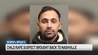 Child rape suspect returned to Nashville, officially charged following arrest in Kentucky