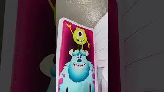 Disney Loungefly Wallet - Monsters Inc. Boo's Door Zip Around Wallet 💚