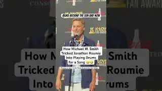 Michael W. Smith Tricked Jonathan Roumie Into Playing Drums for Arms Around the Sun 🤣 #thechosen