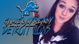 Game Day Ready | Detroit Lions Makeup