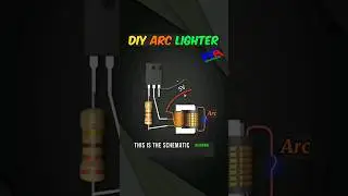 DIY Arc Lighter Electronics Project #arclighter #diyelectronics #electronicsprojects