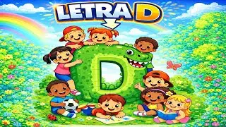 Letra D &ndash; M&uacute;sica Educativa e Clipe Animado