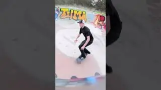 MATT BIRT BS TAILSLIDE REVERT DEEP TO SHALLOW BUENA POOL #shorts #LETSGO