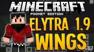 WINGS in Minecraft Pocket Edition (Concept) - Minecraft 1.9 Elytra