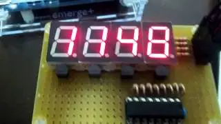 Reducing Control Pins for 7-Segment LEDs Using Shift Register