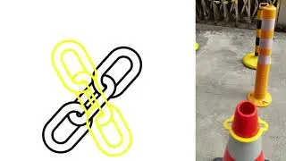 Uses of Yellow & Black Plastic Safety Chains