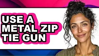 How to Use a Metal Zip Tie Gun (updated)
