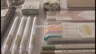 stationery haul + giveaway!