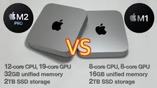 M2PRO Mac mini (12core CPU, 16core GPU, 32GB memory) Vs M1 Mac mini(8core CPU, GPU, 16GB memory)