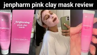Jenpharm pink clay mask review |Brightenting clay mask review ||review Jenpharm products