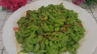 Ramadan special✨️ so tasty green/palak paneer high protein pasta recipe😋#hksfoodzaika #sairasyed07